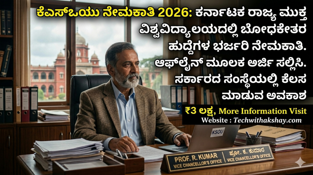 KSOU Recruitment-2026