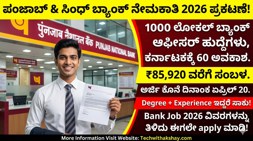 Punjab Sind Bank Recruitment-2026