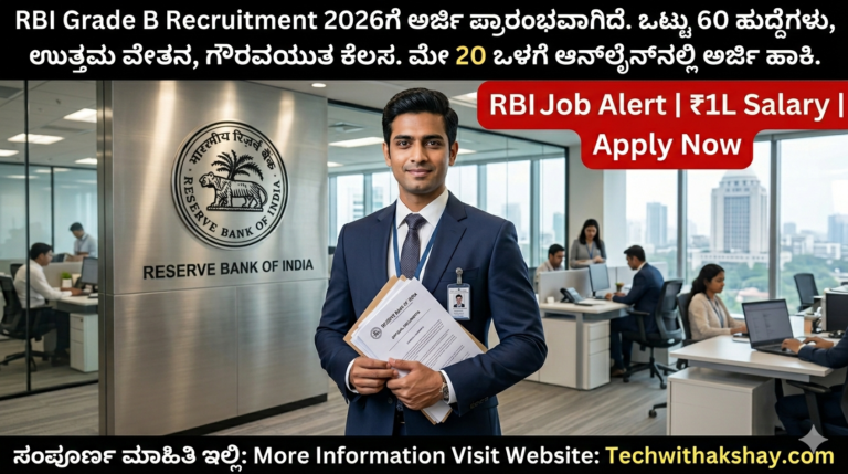 RBI Grade B Recruitment - 2026