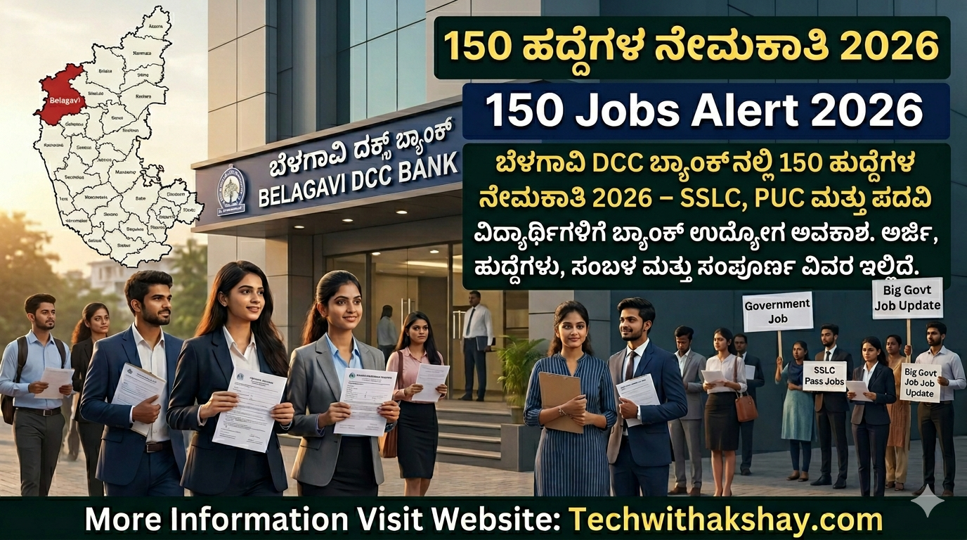 Belagavi DCC Bank Recruitment-2026