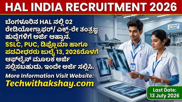 HAL Recruitment- 2026