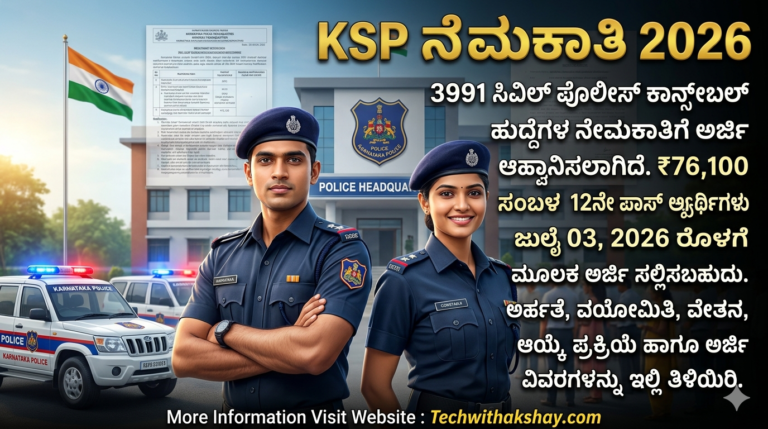 KSP Recruitment-2026