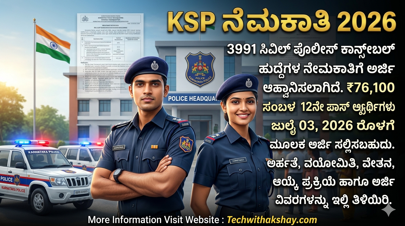 KSP Recruitment-2026