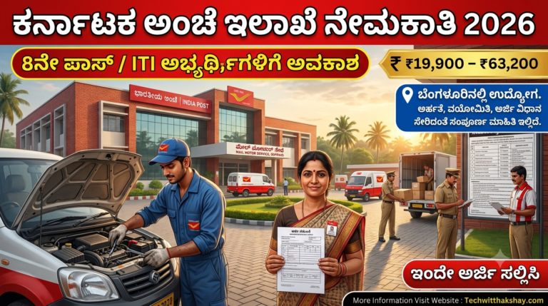 Karnataka Postal Department Recruitment-2026