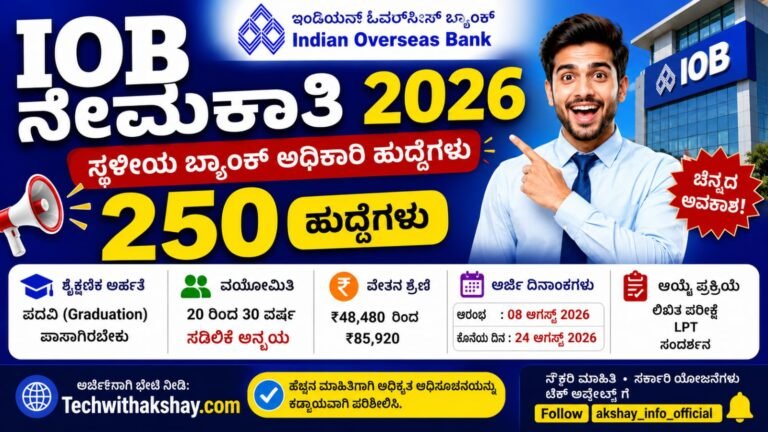 IOB Recruitment-2026